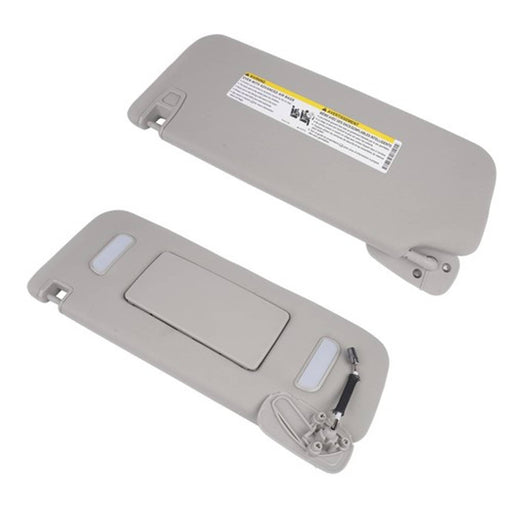 DURAFORCE Right + Left Sun Visors for 2007-2014 Cadillac Escalade Chevrolet Silverado GMC