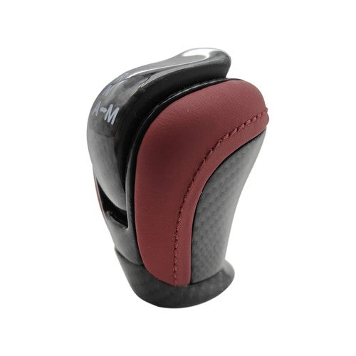 DURAFORCE Fit 2009-2020 2021 Nissan GTR R35 Red Leather Carbon Fiber Shift Knob 3491080B0A