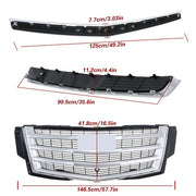 DURAFORCE New Bumper Grille Hood Molding Lower Front For Cadillac Escalade 15-20 Plastic