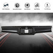 DURAFORCE Rear Steel Bumper Roll Pan For Chevy S10 GMC S15 Sonoma Pickup 1982-1993 Black