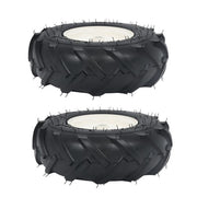 DURAFORCE 13x5.00-6 inch Lawn Mower Tires and Wheels (3/4'inch Axle Diameter) 2pcs