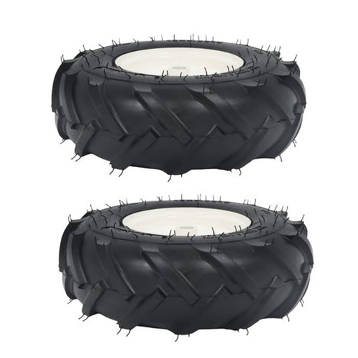 DURAFORCE 13x5.00-6 inch Lawn Mower Tires and Wheels (3/4'inch Axle Diameter) 2pcs