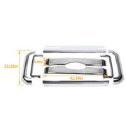 DURAFORCE Front Mesh Chrome Grille Grill Covers For 2011-2016 Ford F250 F350 Super Duty