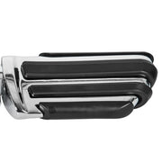DURAFORCE Chrome Long Highway Foot Pegs For Harley Road King Street Glide 1.25" 1-1/4" Bar