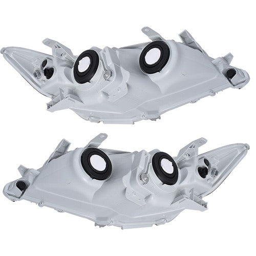 DURAFORCE Driver + Passenger Side Headlight Projector Headlamps For Toyota Camry 2012-2014