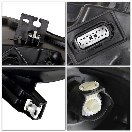 DURAFORCE LED DRL Projector Headlight Lamp Black Right Side Fit For Ford Mustang 2018-2020