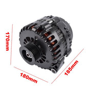 DURAFORCE AD244 Style High Output Alternator Fits for GM LS Truck/Van/SUV 1999-2006 220Amp