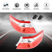 DURAFORCE Pair Tail Lights Fit For Toyota Camry 2007-2009 Outer Lamps L+R Halogen Red Rear