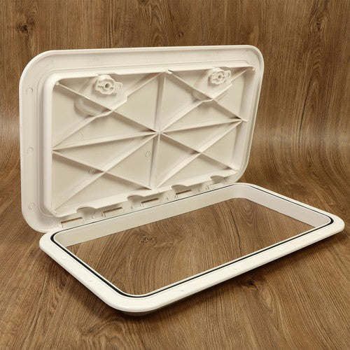 DURAFORCE 2pcs Marine Access Hatch Marine Boat Hatch Lid Deck Access Hatch & Lid 24" X 14"