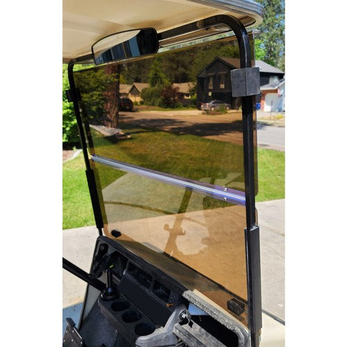 DURAFORCE Tinted Fold Down Golf Cart Windshield Windscreen For EZGO Marathon 1986-1994.5