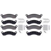 DURAFORCE 8 BRAKE PAD KIT 10K-12K AXLE FOR K71-180-00 DEXTER CALIPER 2WHEELS Semi-Metallic