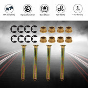 DURAFORCE Car Heavy Duty Door Hinge Pins Pin Bushing Kit For Ford F-150 F-250 F-350 Bronco