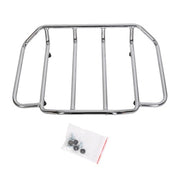 DURAFORCE King Luggage Trunk Backrest Luggage Rack For Harley Street Glide Road King 14-26