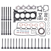 DURAFORCE Gasket Set W/ Bolts &Intake Exhaust Valves for Hyundai Accent 1.6L L4 2012-2019