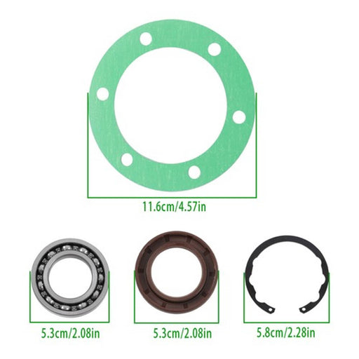 DURAFORCE Rear Axle Bearing Seal Gasket For 1994-2000 Kawasaki Mule 2500 KAF620C