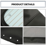 DURAFORCE Black Convertible Soft Top w/Heated Glass Window For Mazda Miata 1990-2005 99-05