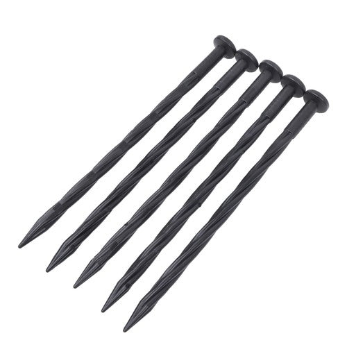 DURAFORCE Edging Nails Garden Anchoring Spikes 8 Inch 60 Pcs Plastic Spiral Landscape