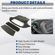 DURAFORCE For BMW Z3 1996-2002 Convertible Soft Top w/Plastic Window Black For BM-33902
