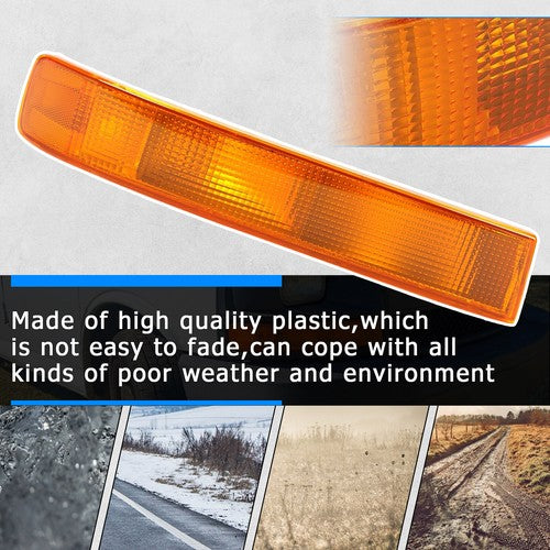 Turn Signal Marker Light Lamp RH Passenger for 03-22 Chevy GMC Van