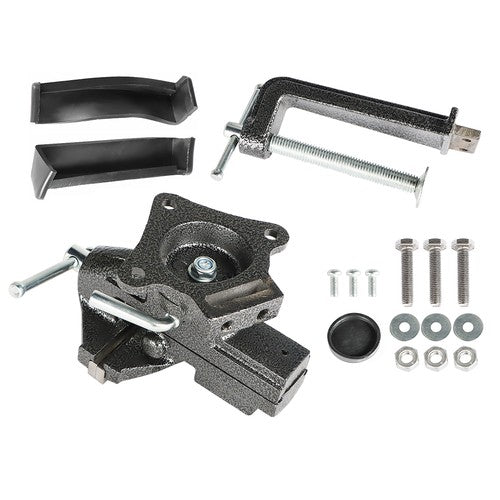 DURAFORCE Universal 3.3 Inch Bench Vise Quick Adjustment Home Vise Dual-purpose Combined