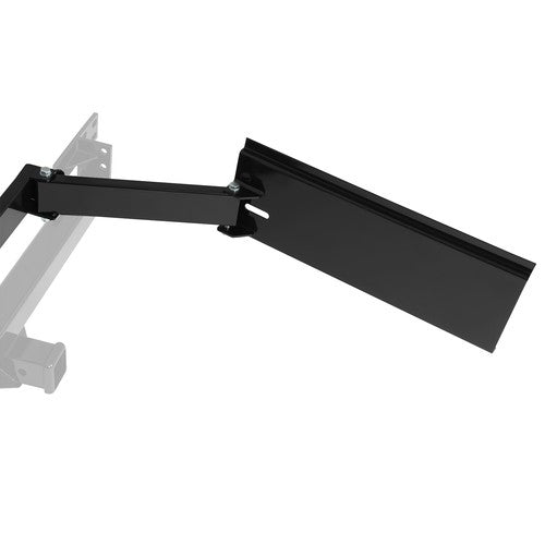DURAFORCE For Grilling Universal Powder Coated Black Bumper-Mounted Swing Arm Assembly