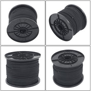 DURAFORCE 3/16 Inch x 500 Feet Hollow Braid Polypropylene Rope – Black，750 Pounds