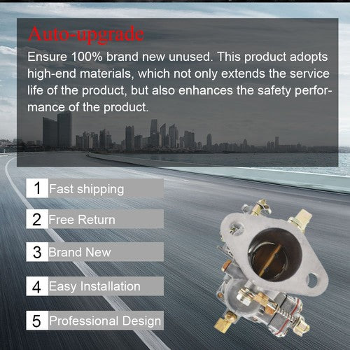 DURAFORCE 17701.02 F-Head Carburetor Carb FOR Jeep Willys CJ3b, M38A1, CJ5, F134 Carb