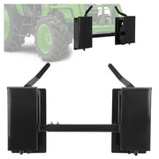 DURAFORCE Adjustable Quick Tach Conversion Adapter Attach For Skid Steer Loader 4000LBS