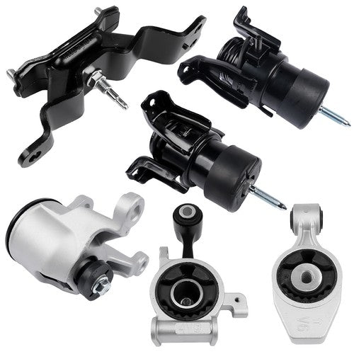 DURAFORCE 6x Engine & Transmission Mounts Set for Nissan Pathfinder JX35 QX60 3.5L 2013-20