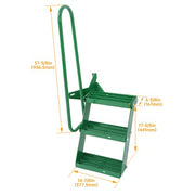 DURAFORCE Tractor Step Extension Kit Left Hand For John Deere 3010 3020 4000 4010 4020 2WD