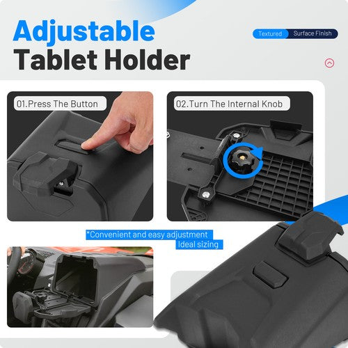 Tablet Holder Electric Device Mount For 2017-2025 2018 2019 Can Am Maverick X3