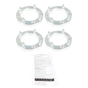 DURAFORCE Wheel Spacers 4x156 1" 131mm M12x1.5 Silver 4Pcs For Polaris Polaris RZR 2015+
