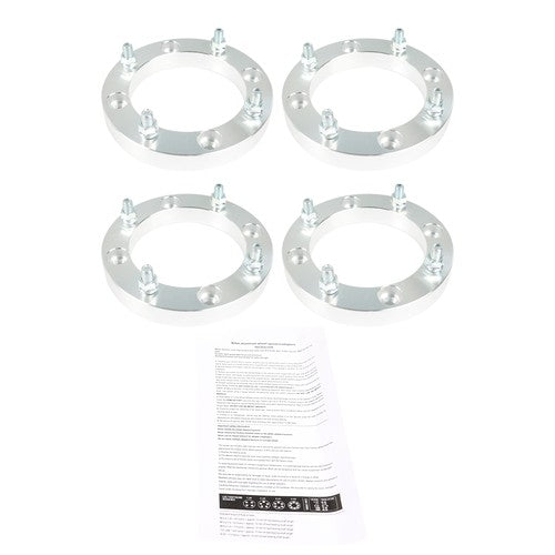 DURAFORCE Wheel Spacers 4x156 1" 131mm M12x1.5 Silver 4Pcs For Polaris Polaris RZR 2015+
