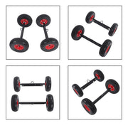 DURAFORCE Fit For Honda Generator EU3000is Solid Never Flat Tires All Terrain Wheel Kit
