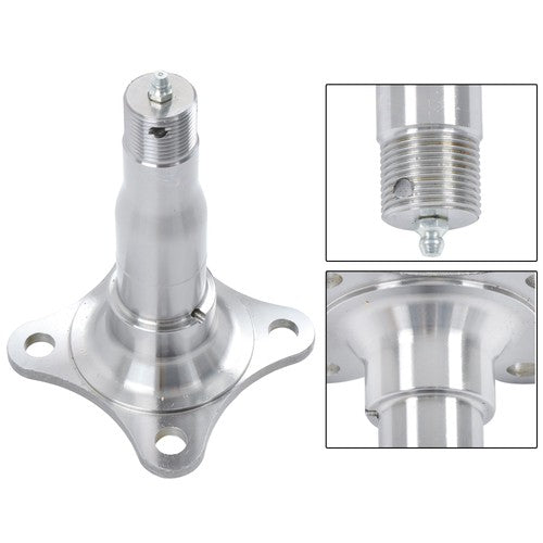 DURAFORCE 1PC For Weld-On 2.375" Round Spindle W/ Brake Flange Trailer Axle #84 3500lb