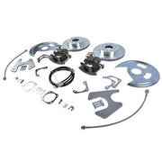 DURAFORCE Fits 1970-1981 GM F-Body Rear Disc Conversion Cross Drilled and Slotted Rotors