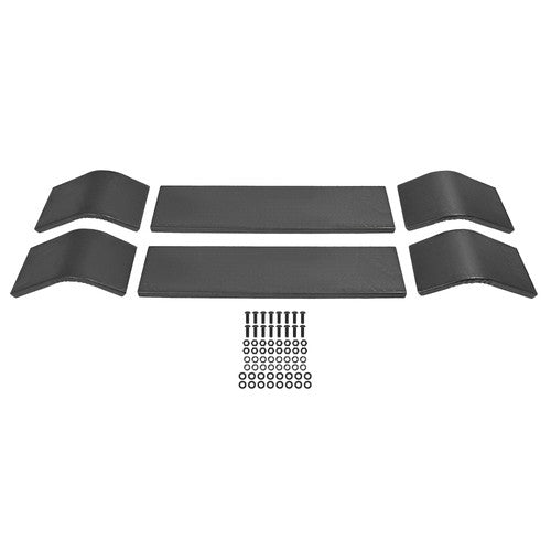 DURAFORCE 13"-15" Tires Steel Diamond Tread Plate Tandem Axle Trailer Fenders 10"x72"x13"