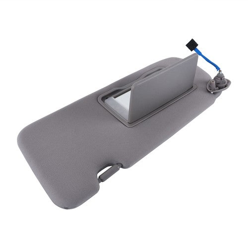 DURAFORCE Gray Plastic Driver Side Sunvisor With Lights And Mirror For 17-22 Honda CR-V