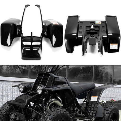 DURAFORCE Front Rear Fender Plastic Body for 1987 2006 Yamaha Banshee 350 YFZ350 Black