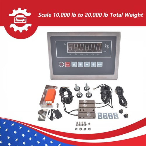 DURAFORCE Livestock Scale Kit for Cattle Hogs Sheep Goats Pigs Squeeze Chutes Pallet Scale