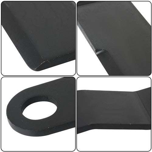 DURAFORCE Rotary Cutter Blades Heavy Duty AR400 For Bush Hog Skidsteer Replacement 2PCS
