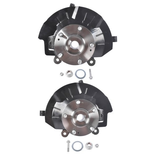 DURAFORCE 2PCS Front Loaded Steering Knuckle & Wheel Bearing Hub For Kia Soul 2014-2016