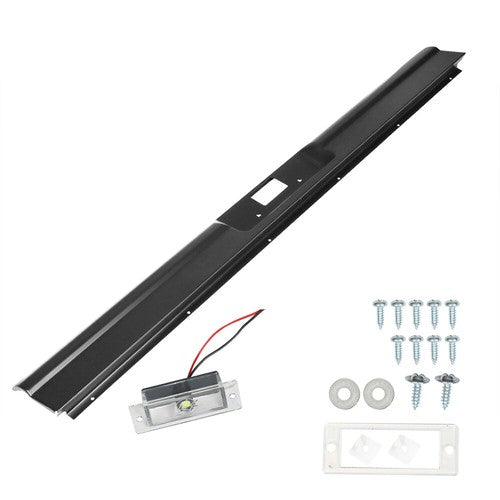 DURAFORCE Rear Roll Pan w/ License Plate Part Fleetside Fit For Chevrolet 1967-1972 C10
