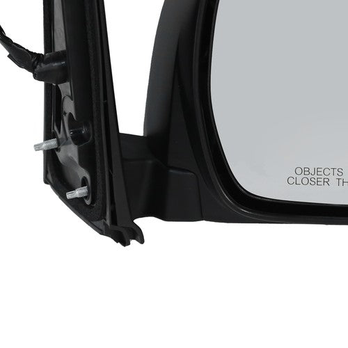 DURAFORCE Black Smooth Power Heated Mirror for Toyota Sienna 2015-2020 Passenger RH Side