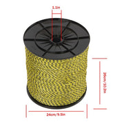 DURAFORCE Electric Fence Wire 5050 Feet 1540 Meters 1/8 inch 6 Stainless Steel Strands