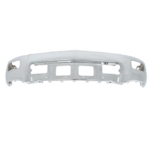 DURAFORCE Chrome Front Bumper For Chevy Silverado 1500 2014-2015 with Fog Light Cutouts