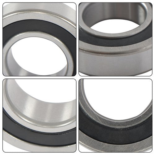 DURAFORCE 4Pcs 62/32-2RS Bearings 32×65×17mm Double Rubber Seals Deep Groove Ball Bearing