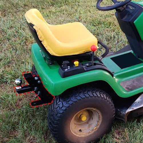 DURAFORCE For John Deere Lawn Mower Tractor Hitch Riding Garden Tractor Trailer Attachment