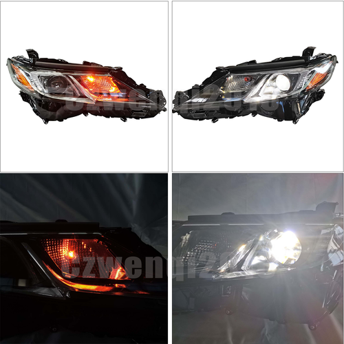 DURAFORCE LED Headlights Fit 2018 2019 2020 2021-2024 Toyota Camry L LE SE Headlamps LH+RH