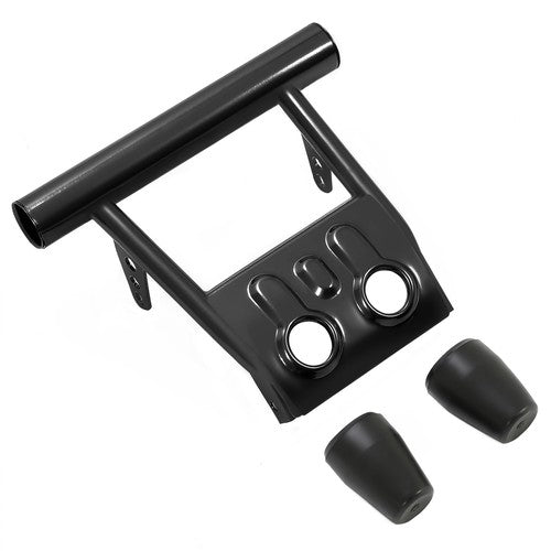 Black Front Bumper Guard and Rubber End Caps for Yamaha Banshee 1987 2006